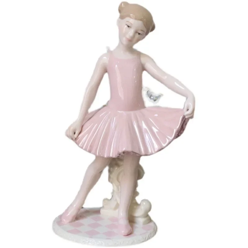 Spain, elegant porcelain dolls, character ornaments, pink ballerina, girls, home accessories, wedding gif