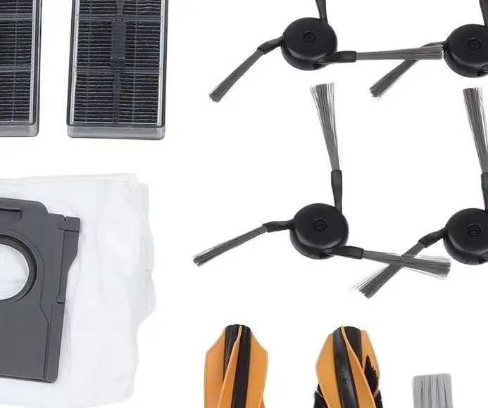 

For MOVA Z60 Ultra Robot Vacuum Accessory Kit Main Brush Roller Wiper Side Brushes HEPA Filter Bags Cleaning Tools Parts