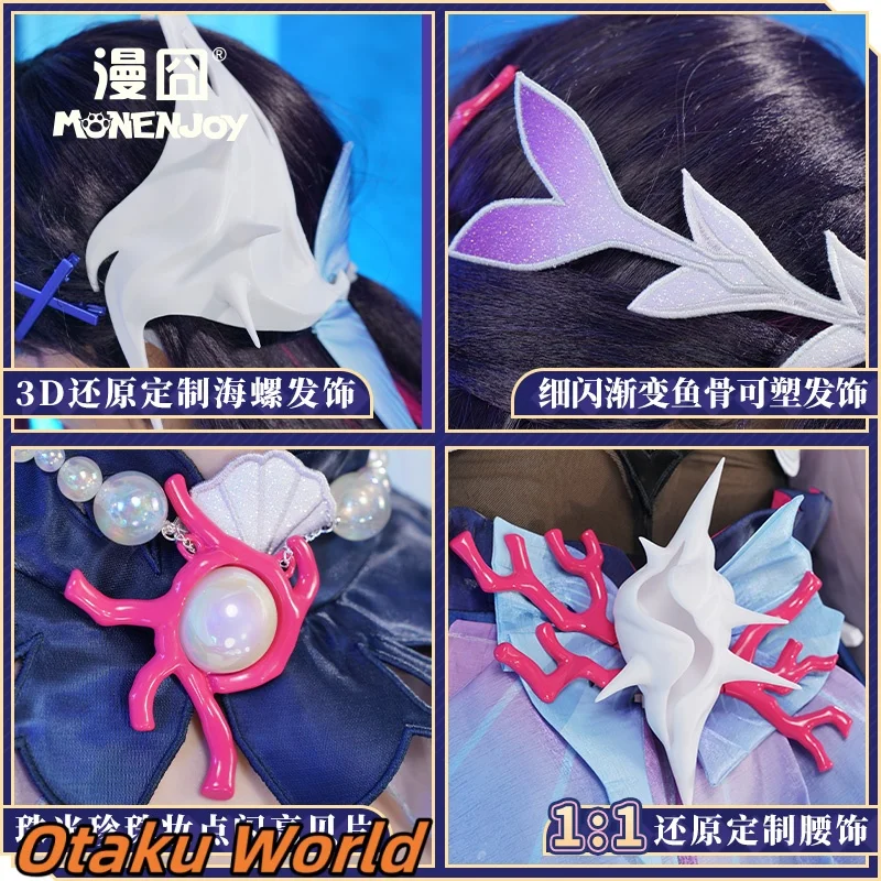 In stock Hysilens Cosplay Costume Mihoyo Game Honkai Star Rail Hysilens Role Play Clothing Halloween Party Costume