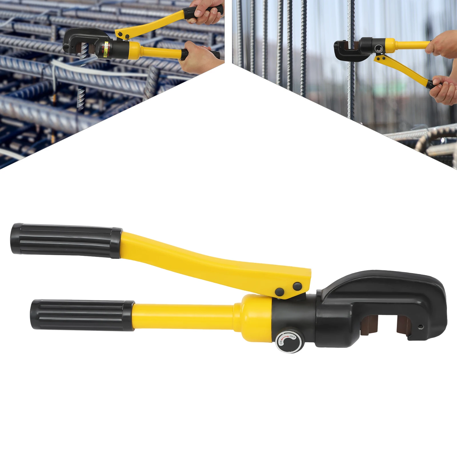 Hydraulic Hand Cutter Bolt Cutter 8T Manual 4-16mm Cutter Metal Cutting Tool Portable Toolbox Rebar Fences Chains