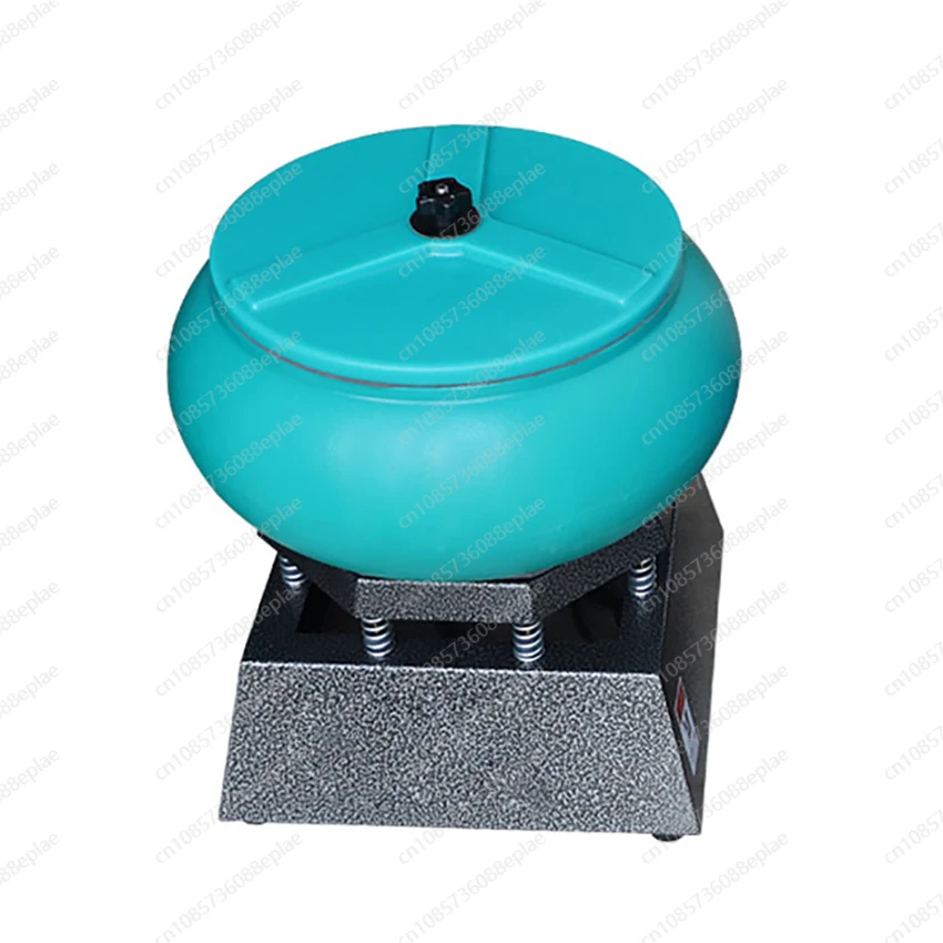 350W 17Inch Electric Vibrating Tumbler Vibratory Rock Tumbler Bowl Tumbling Polishing machine Pearl Metal Finishing Polisher