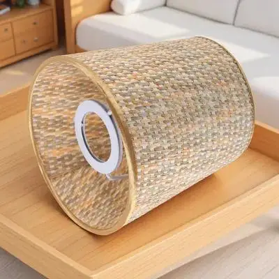 

Colorful Lampshade Woven Cloth Cone Design For Table Floor Desk Lamp Replacement Household Decorative Light Cover Indoor
