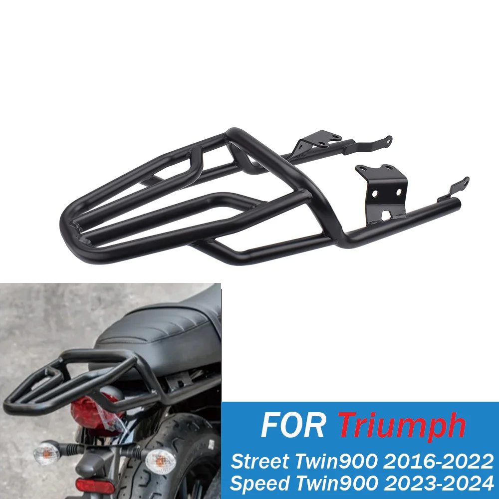 

Задняя стойка для мотоцикла Triumph Speed Twin 900, чемодан, багажник, опорная полка для Street Twin 2016-2023, часть мотоцикла