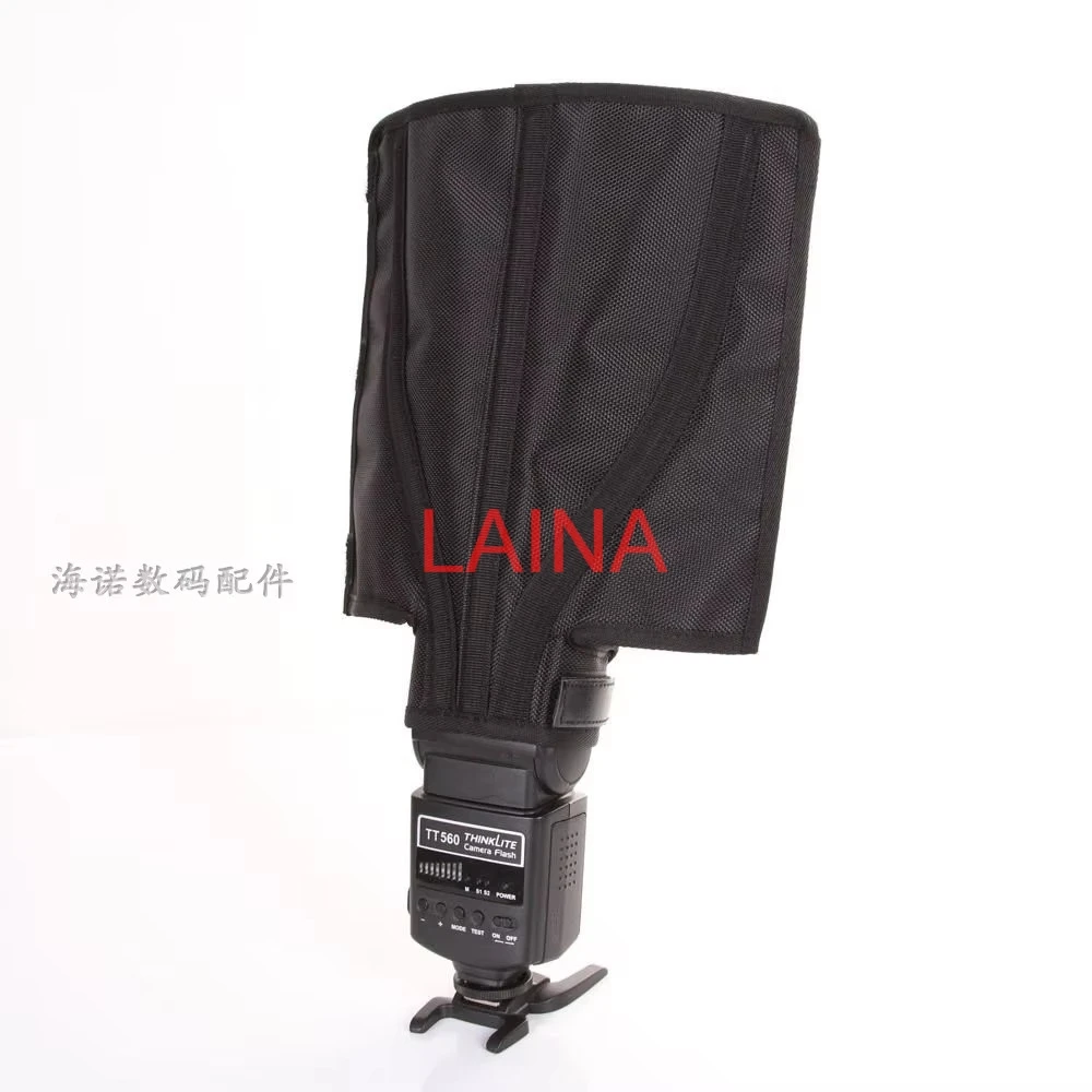Picture 3: Universal Foldable Diffuser Snoot Flexible Speedlight Reflector Flash Softbox Diffuser