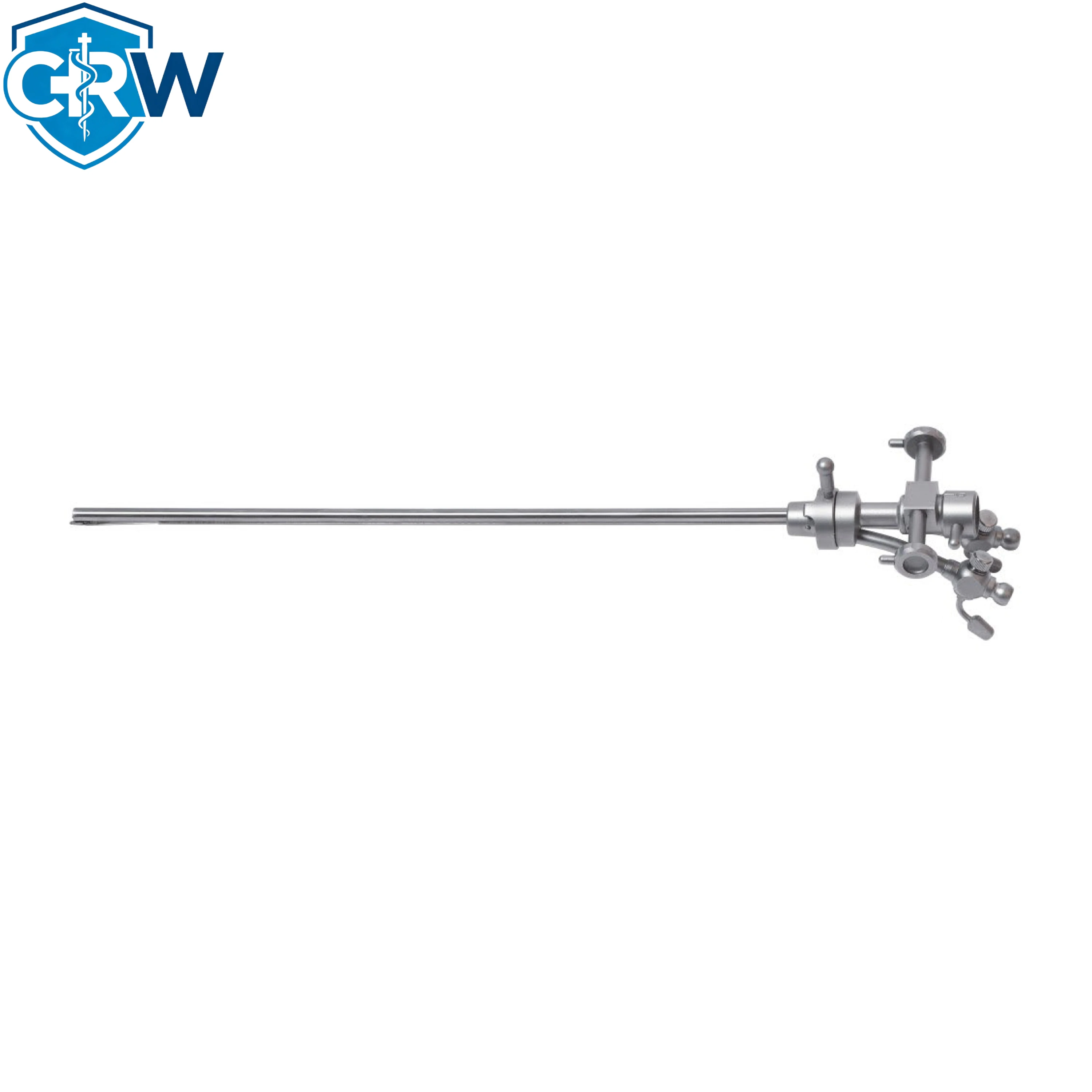 CRW Urology Bridge Cystoscope Sheath 17/19/212/23Fr with 2 Stop Cocks and Obturator for Use with 4mm Cystoscope