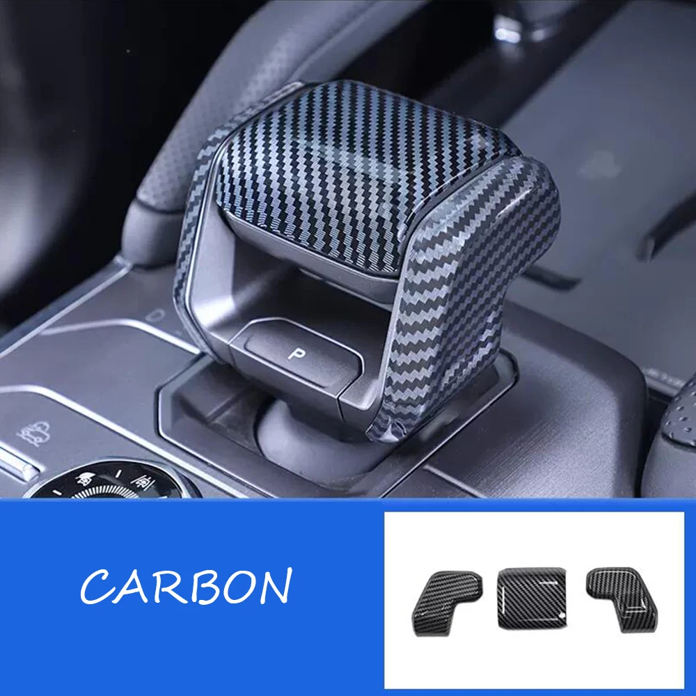 

For Chery Jetour Traveller T2 2023 2024 ABS Carbon/black Handball Trim Sticker Frame Gear Head Knob Cover Interior Accessories