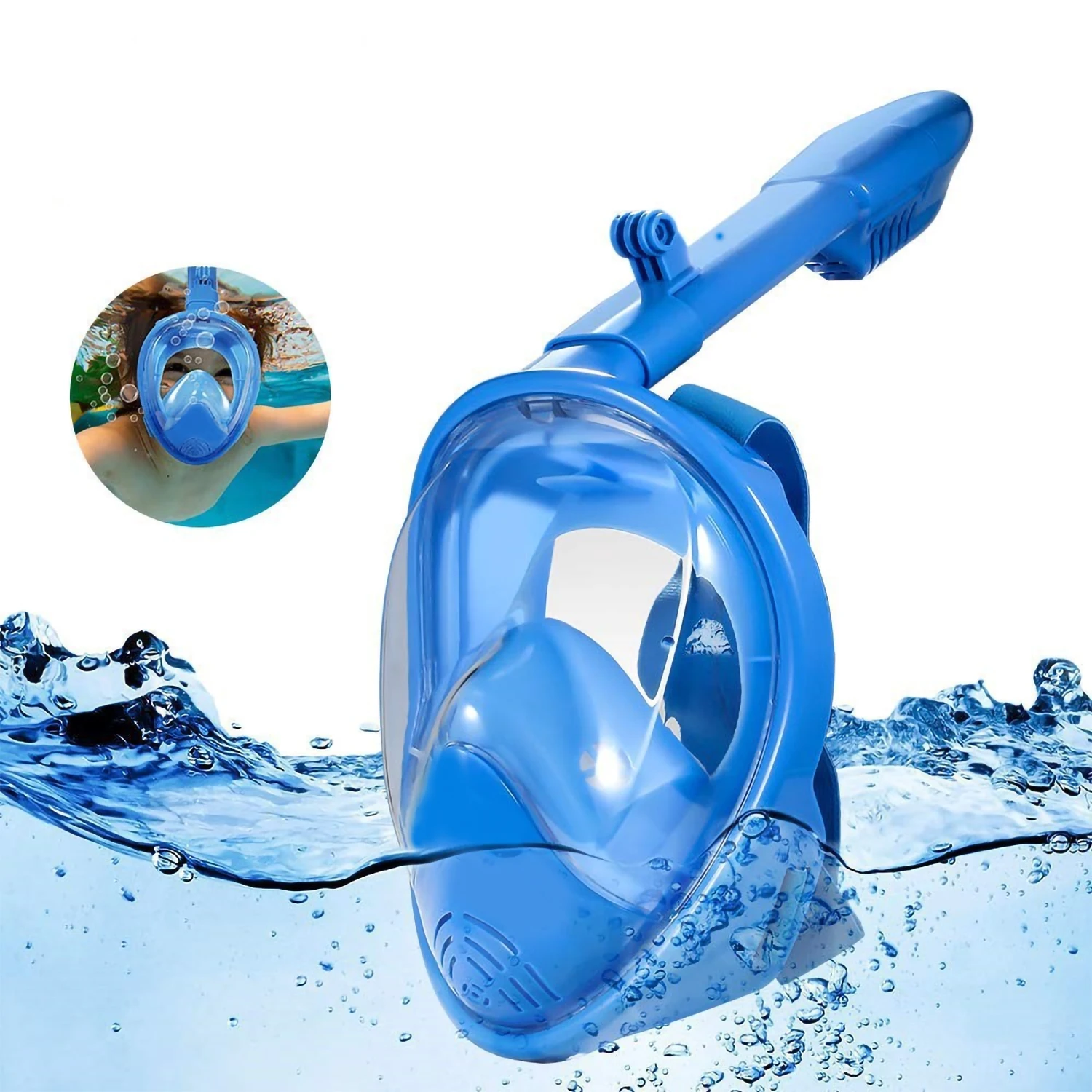 Diving Mask Snorkel Full Face Child Animal Shark Crocodile