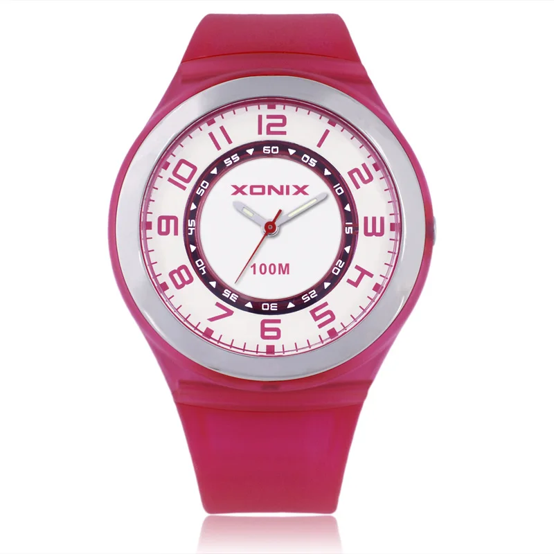 XONIX Sports Waterproof 100m Outdoor Women Analog New Classic Personality Relogio Feminino Montre Femme Swimming Diving RW
