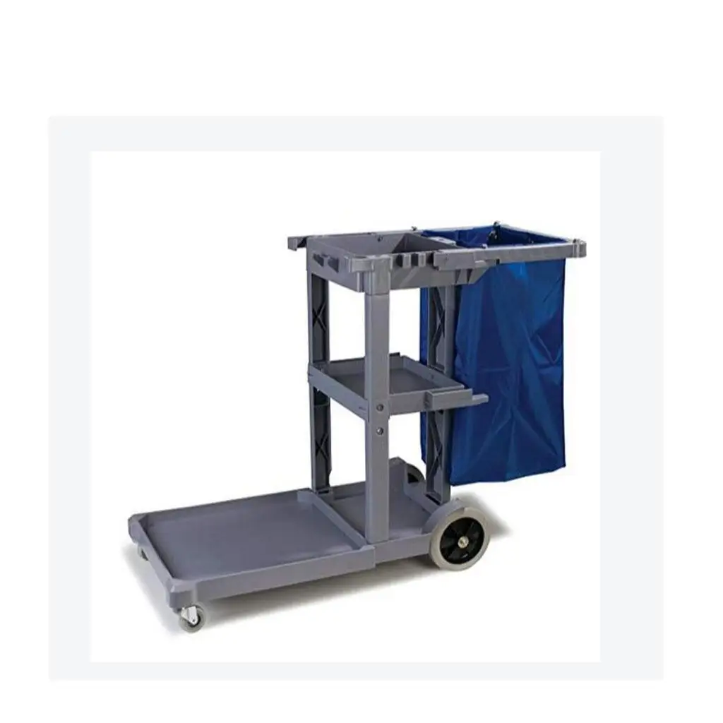 Cleaning Storage Bag for Commercial Housekeeping Cart Janitorial Cart Blue