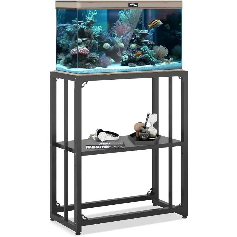 fish-tank-stand-aquarium-stand-for-20-gallon-upgrade-aquarium-turtle-tank-adjustable-2-tier-fish-tank-rack-shelf