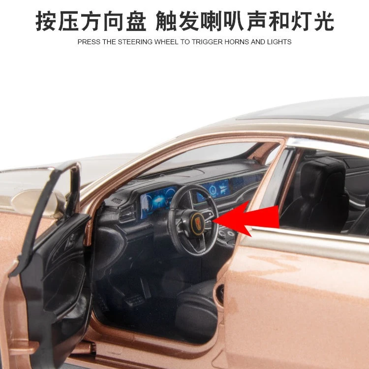 1:24 Hongqi H9 Alloy Car Model Ornament 's Toy Gift Diecast Alloy Car Model Collectible