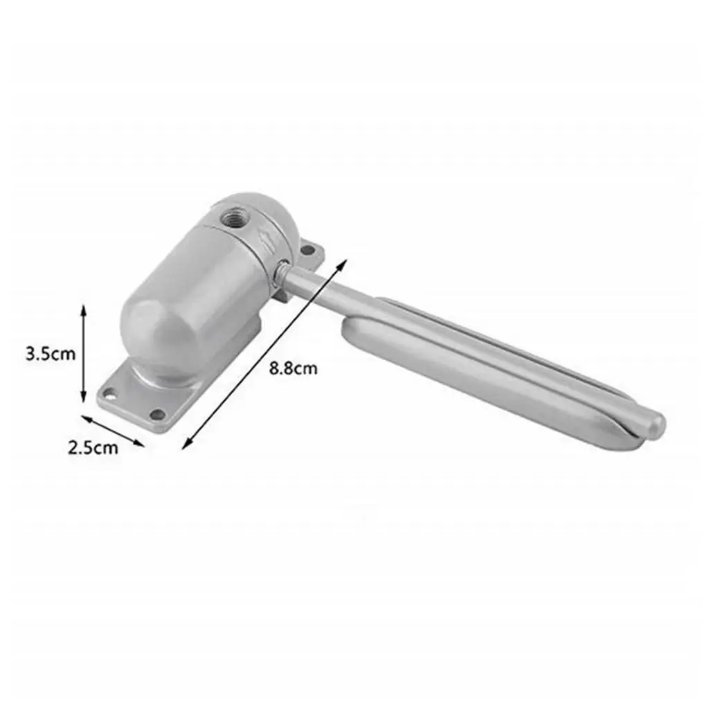 아연 합금 문짝 클로저 자동 조절 문짝 스토퍼 문짝 하드웨어, 회색