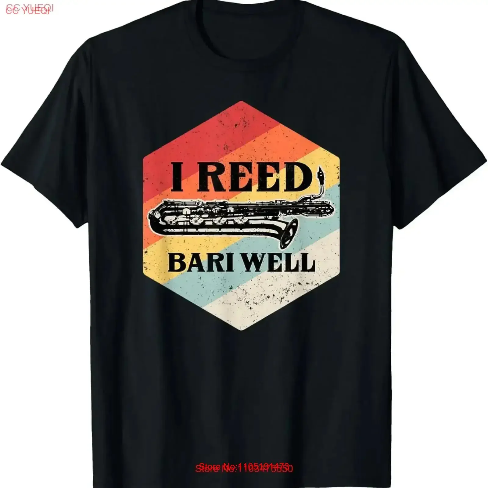 Funny Reed Bari Baritone Sax Saxophone Woodwind Player T Shirt vintage Washed Slightly Casual Versatile Stylish Comfortable