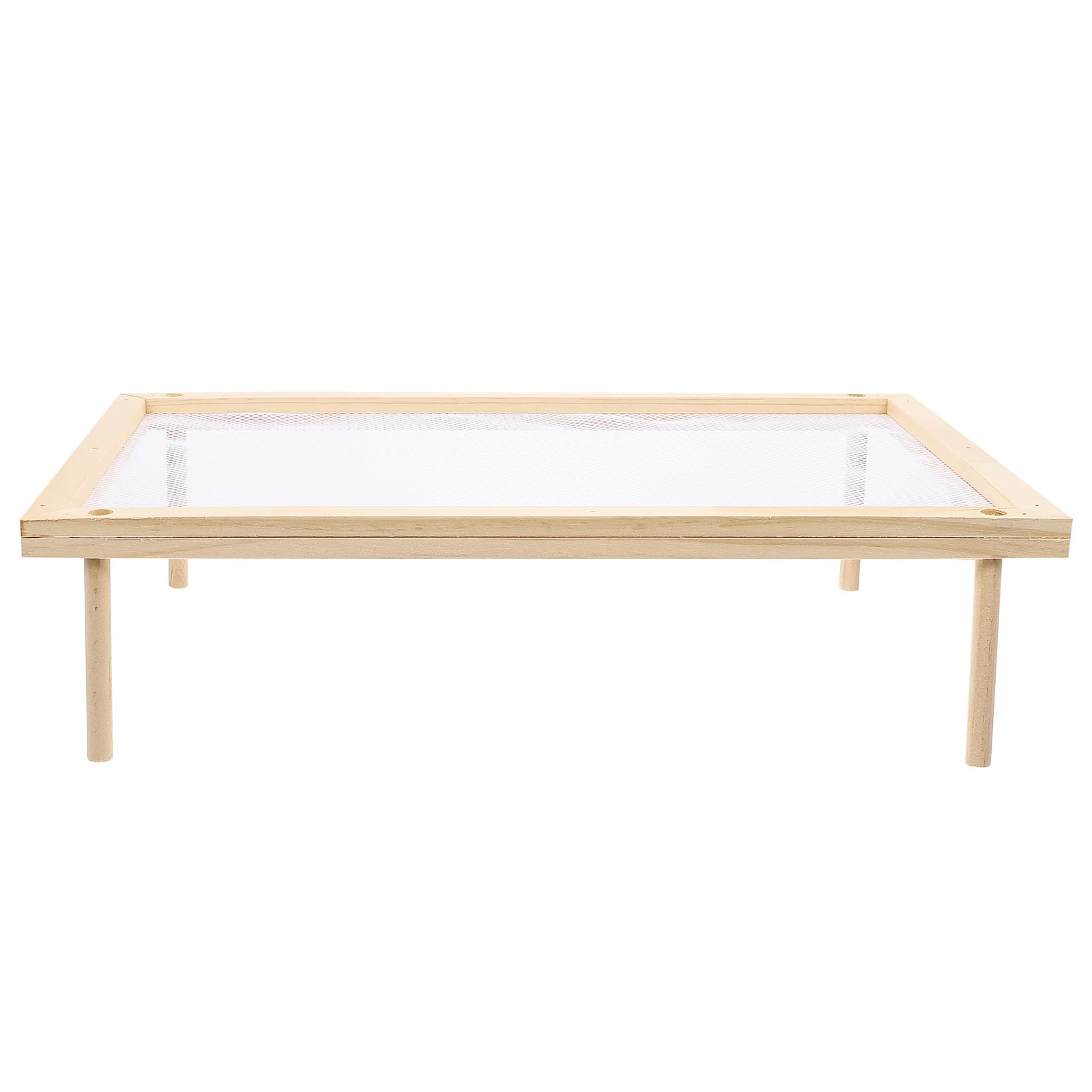 

Spaghetti Noodle Drying Rack Household Pasta Rack Food Grade Wood Kitchen Storage Stand Non-Skid Legs Fruit Vegetable