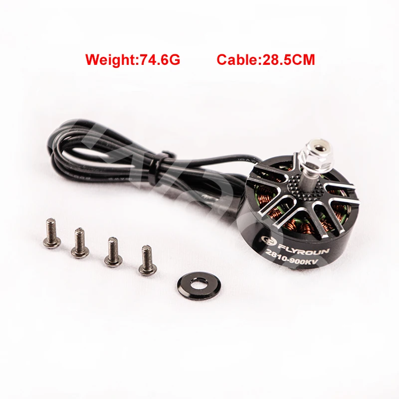 4pcs qixiaoer X2810 2810 900KV / 1100KV / 1500KV 4-6S Motores sem escova para drone de corrida FPV e multirotor