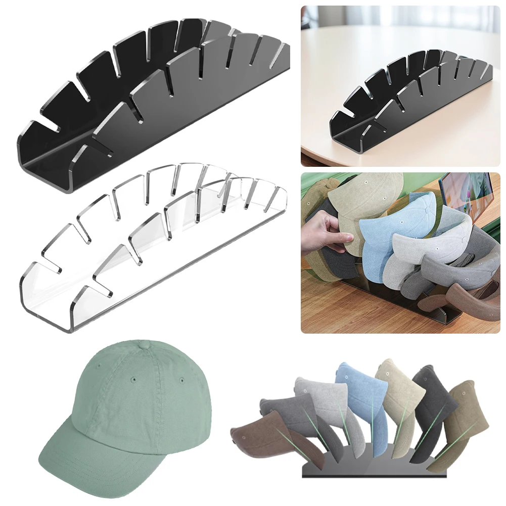 Hat Rack Baseball Hat Rack Display Baseball Caps Collection Hat Organizer Holder Acrylic Hat Organizer Shelf For Baseball Caps