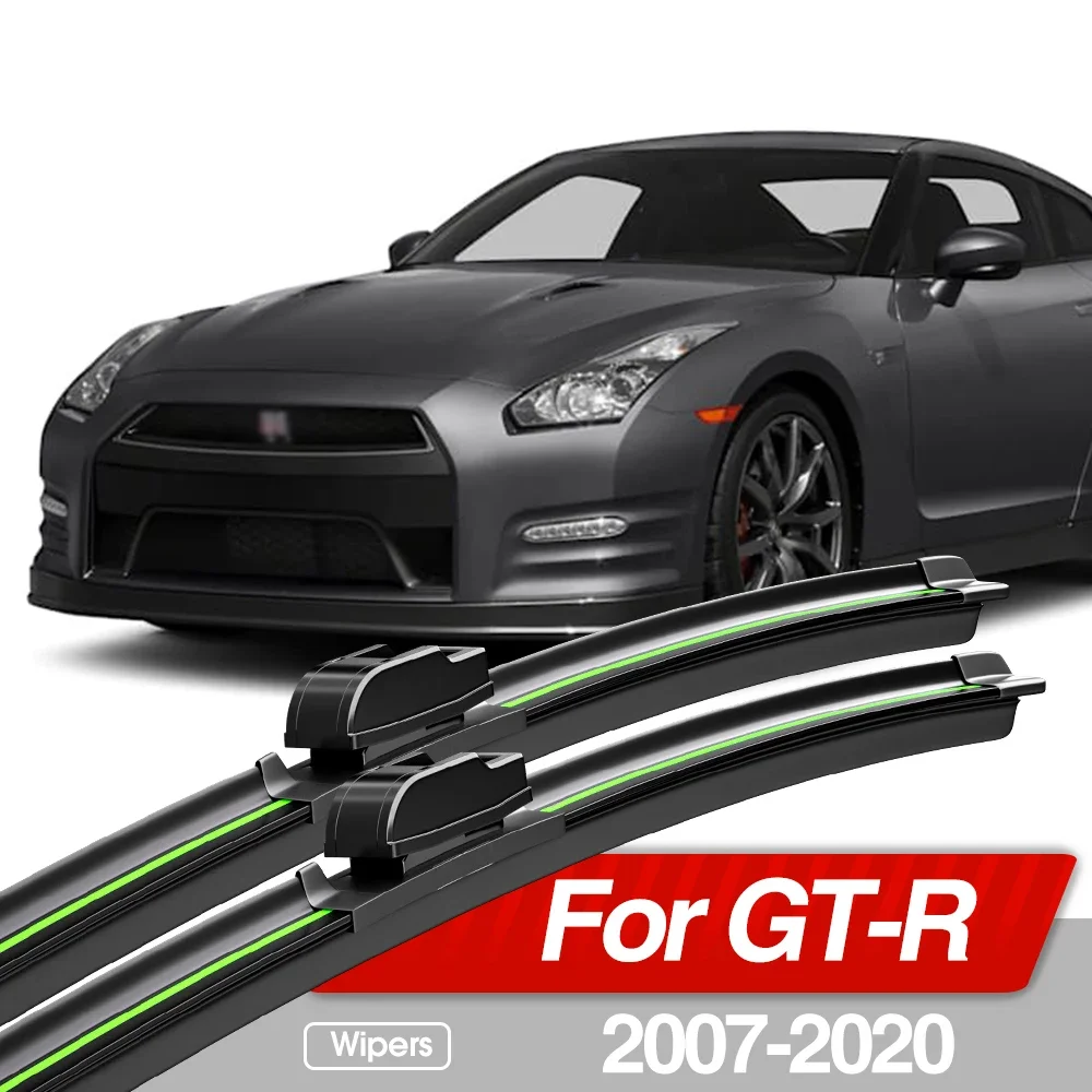 

For Nissan GT-R GTR GT R R35 2007-2020 Front Windshield Wiper Blades 2pcs Windscreen Window Accessories 2008 2010 2013 2016 2018