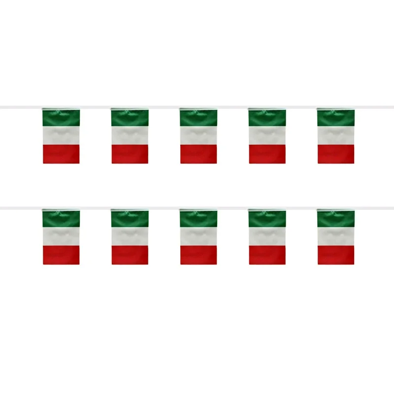 Banderín italiano de cuerda – Decoración colgante para fiestas y exterior