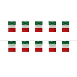Banderín italiano de cuerda – Decoración colgante para fiestas y exterior