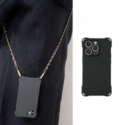 Leather Crossbody Lanyard Necklace Bracelet Phone case ForiPhone 15 14 12 11 13 Pro Max 15 Plus XR X XS Max Soft Cover