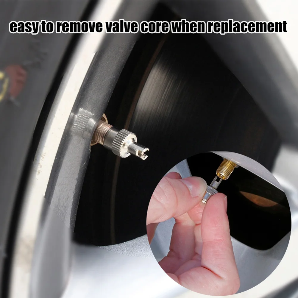 50 قطعة مشقوق رئيس صمام الجذعية قبعات النحاس الإطارات صمام غطاء غبار الهواء الجذعية قبعات العالمي للسيارات SUV الشاحنات دراجة نارية دراجة