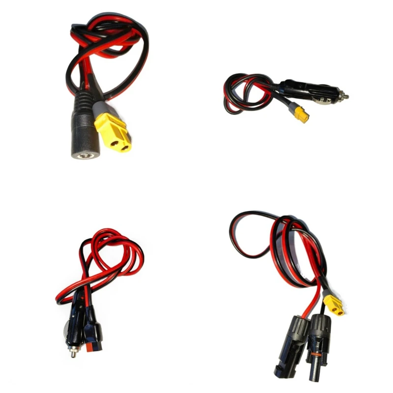 

12AWG XT60 to Cigarette Lighter O-Ring Terminal M8/XT60i/Anderson/DC5521 Charging Adapter Wire