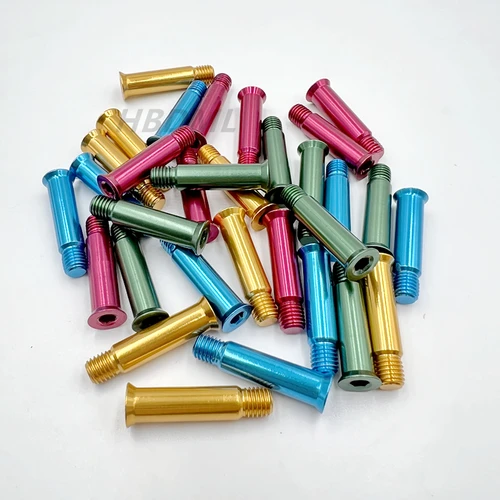 8 Uds. Tornillos para patines, tornillos para patines en línea, accesorios para patines de velocidad, Color amarillo, azul, verde, rojo, pernos de eje