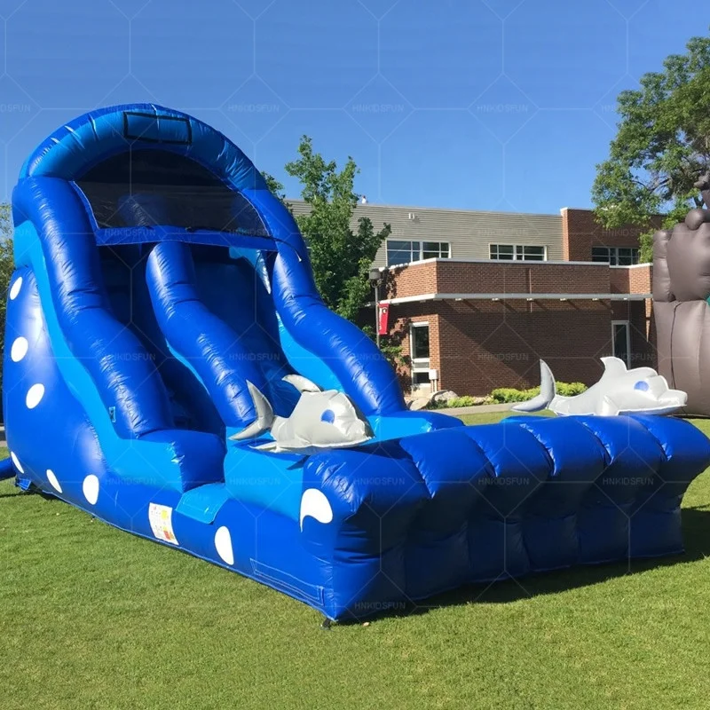 Factory 20ft inflatable water slide for sale kids and adults inflatable slides Commercial grade inflatable pool for party rental