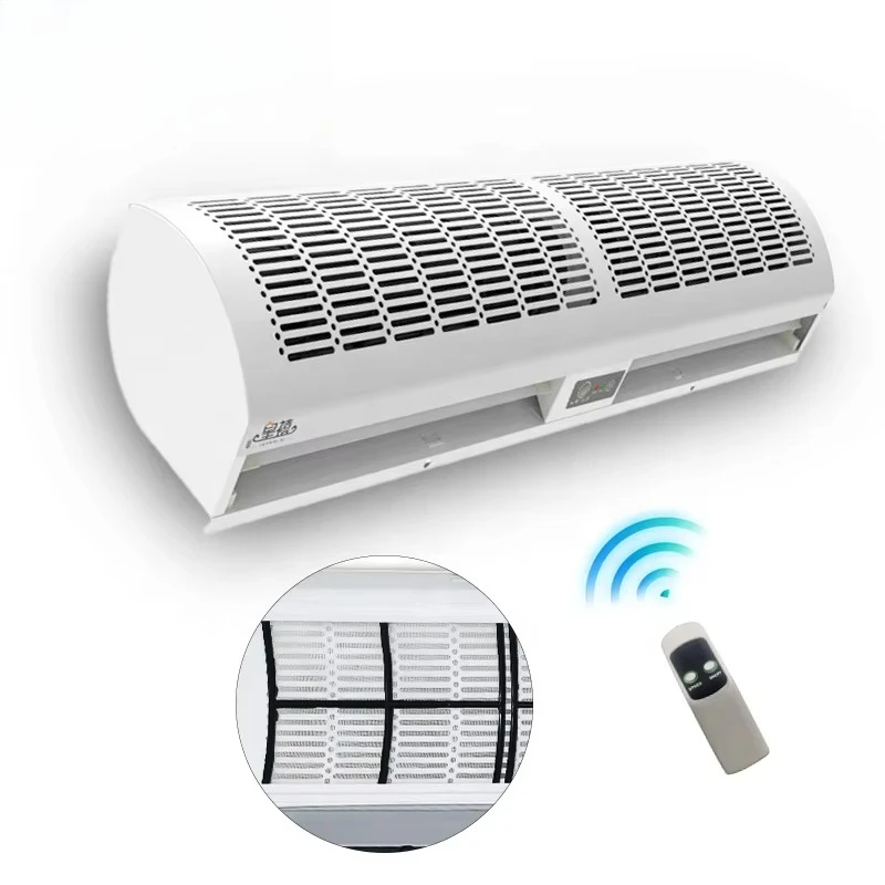 

Зарубежные продажи малошумного воздушного барьера дверного типа 900 мм, воздушной завесы дверного типа с сильным поперечным потоком ветра