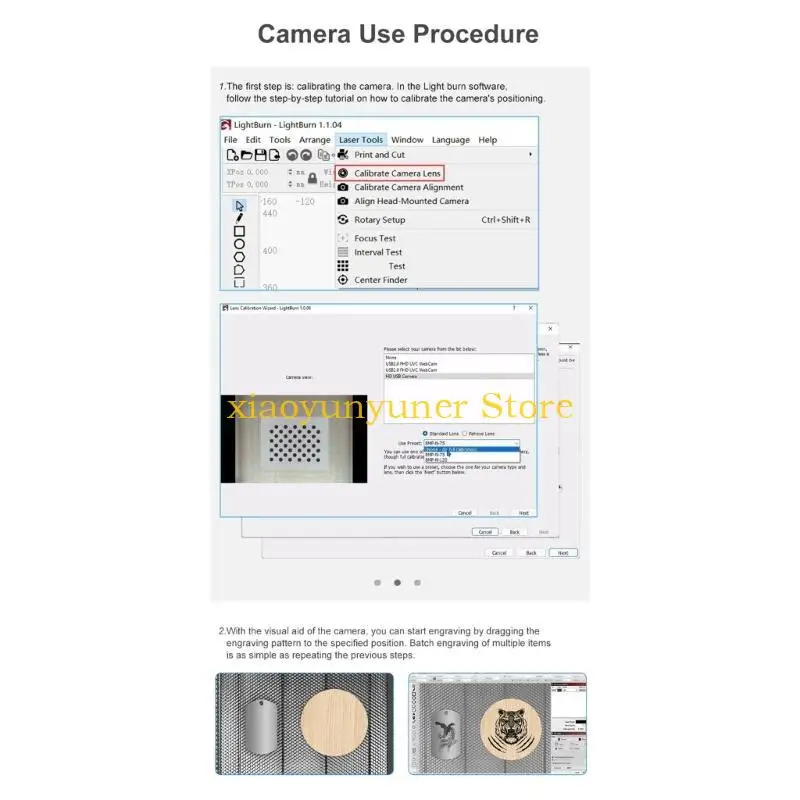 P9JB Precise Camera Positioning 5MP Sensoring And Adjustable Mounting Bracket For Engraving Equipment Accessories