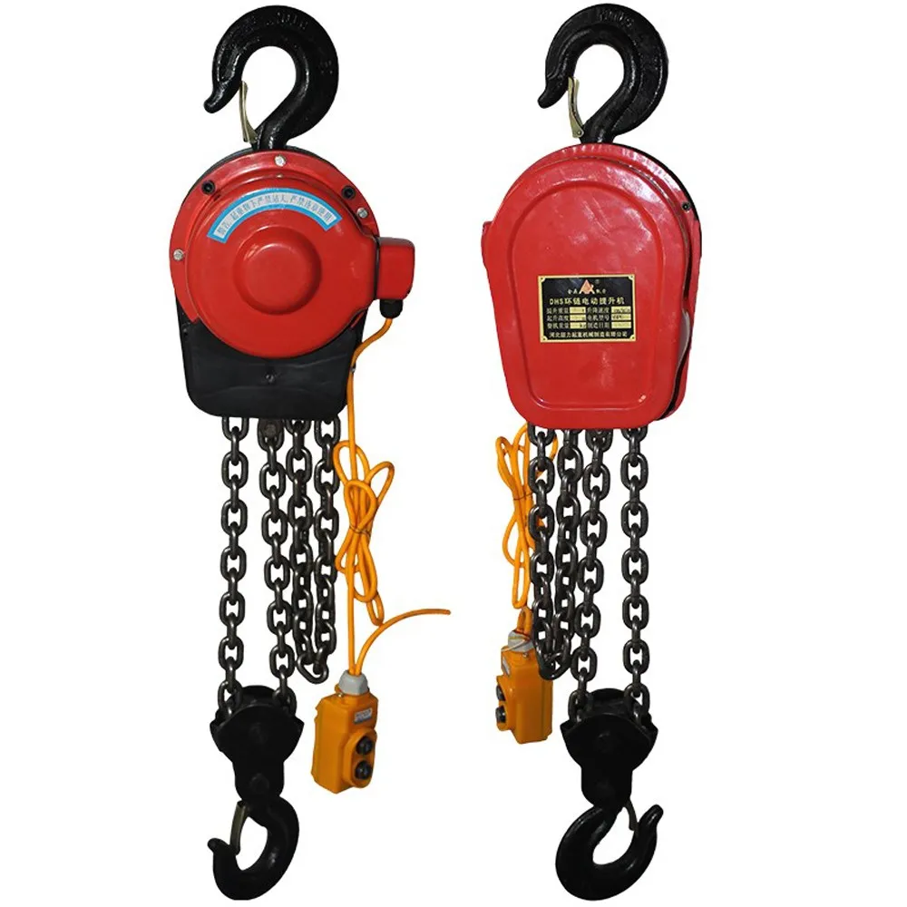 2000kg,3m Electric Hoist Chain Block with Trolley Factory Price