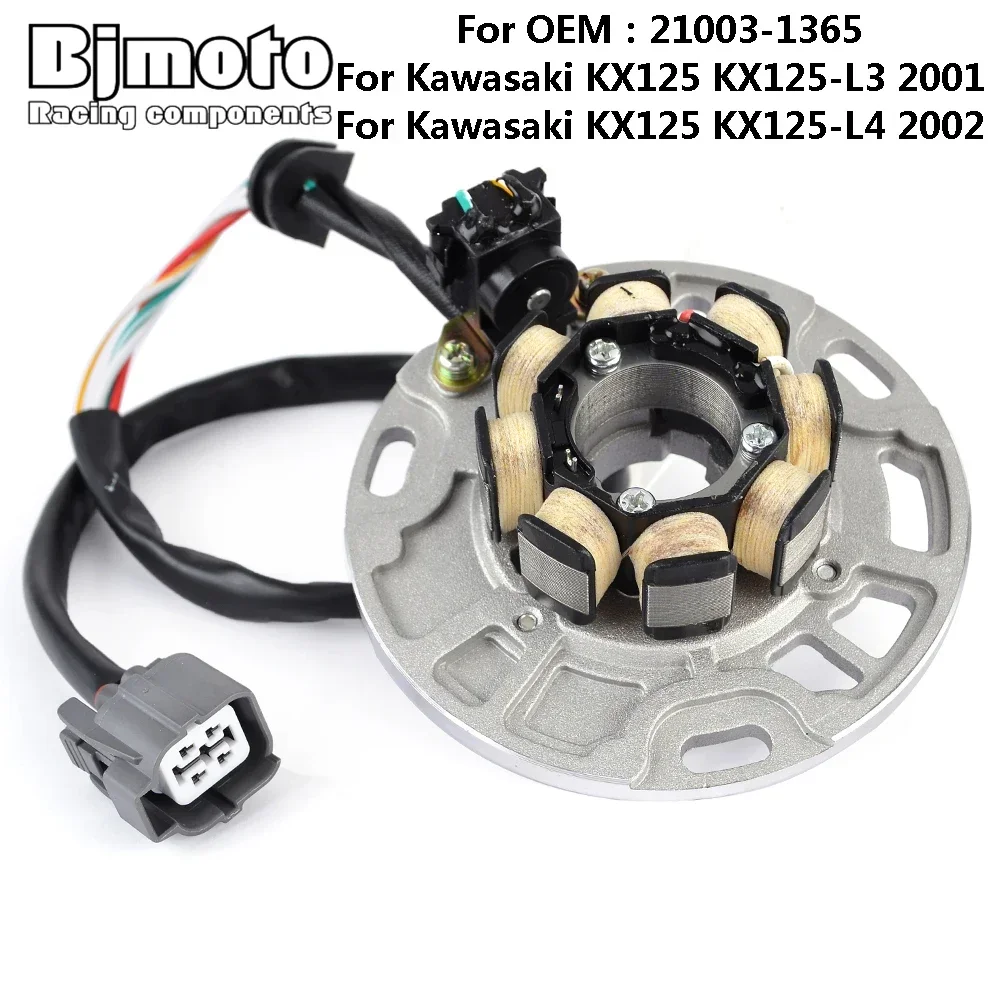 

Motorcycle Generator Stator Coil For Kawasaki KX125 KX125-L3 2001 KX 125 KX125-L4 2002 21003-1365