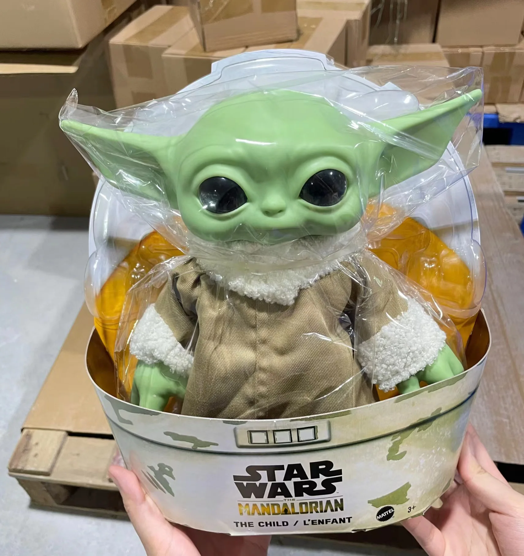 Marvel Star Wars Yoda Baby Action Figure Kawaii Yoda Plush Doll Toy Doll Ornament Children'S Collection Birthday Christmas Gif