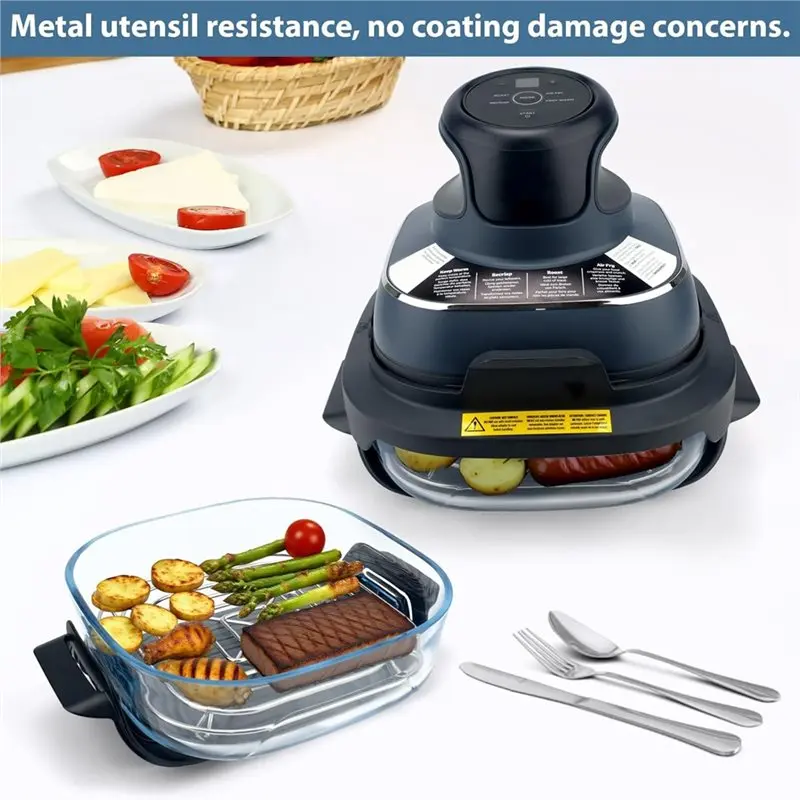 [NEW!A38F】 Air Fryer Accessories For Ninja Crispi FN101 Stainless Steel Air Fryer Rack Basket Replacement Parts