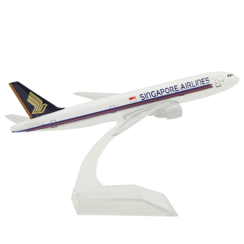 

Diecast 1:400 Scale Singapore Airlines B777 Civil Aviation Alloy & Plastic Passenger Jet Model Toy Gift Collection Simulation