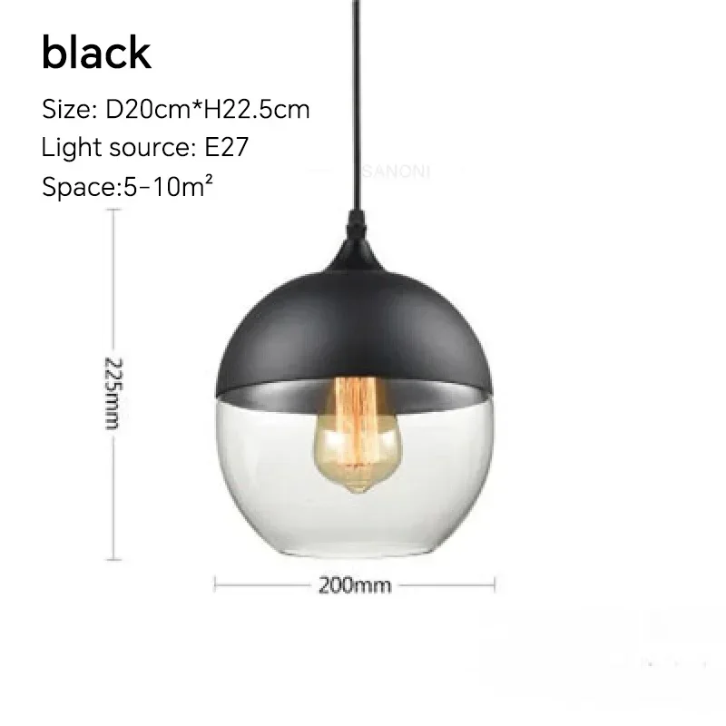 Nordic Led Glas Hanglampen Armaturen Moderne Creatieve Houten Kunst Slaapkamer Eetkamer Woonkamer Licht Hout Kleur Hanglampen - afbeelding 1