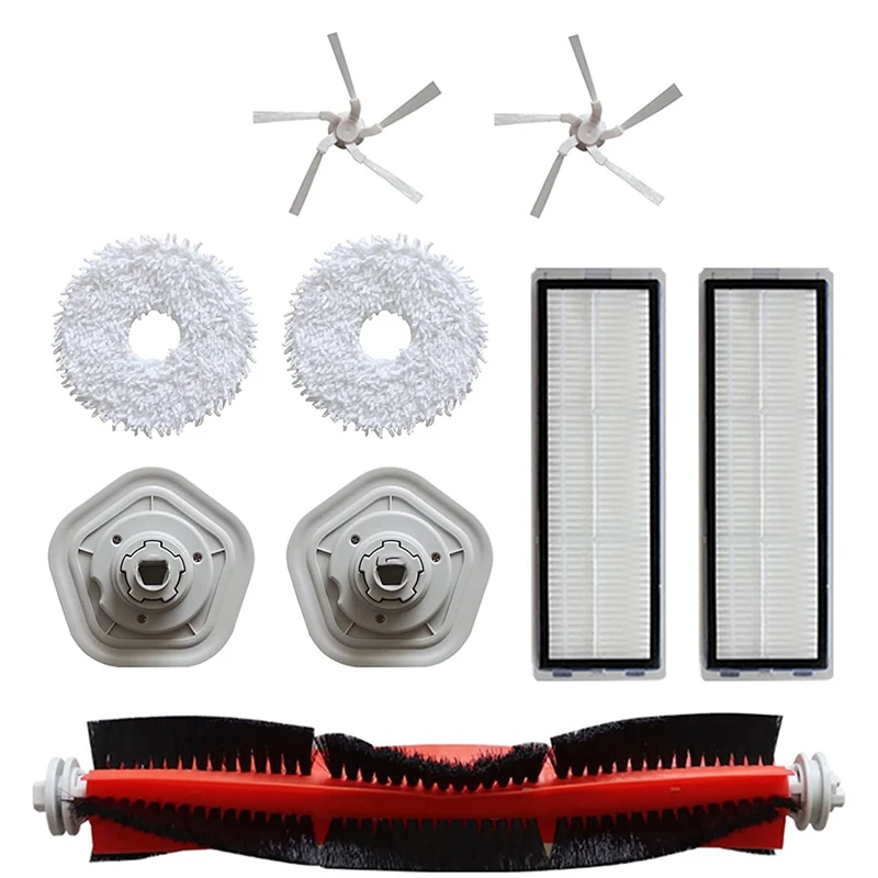 قطع غيار لـ Dreame W10 و W10pro ، فرشاة رئيسية ، فرشاة جانبية ، فلتر HEPA ، تركيب سهل ، ملحقات مكنسة كهربائية