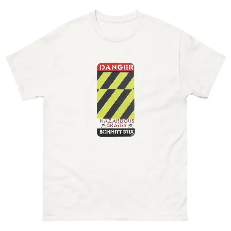 Schmitt Stix Danger Hazardous Skater Vintage 90S Retro Skateboarding T Shirt