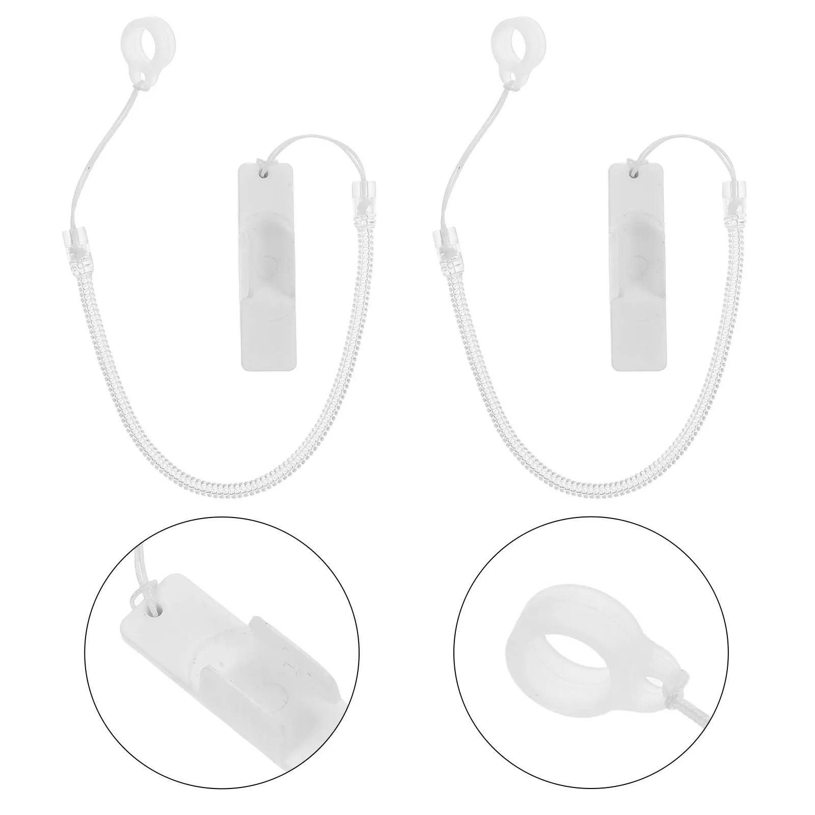 

2 шт. выдвижных пружинных держателя для ручек и стилусов с клейкой основой, ремешок-шнурок для защиты от потери, для офиса и школы