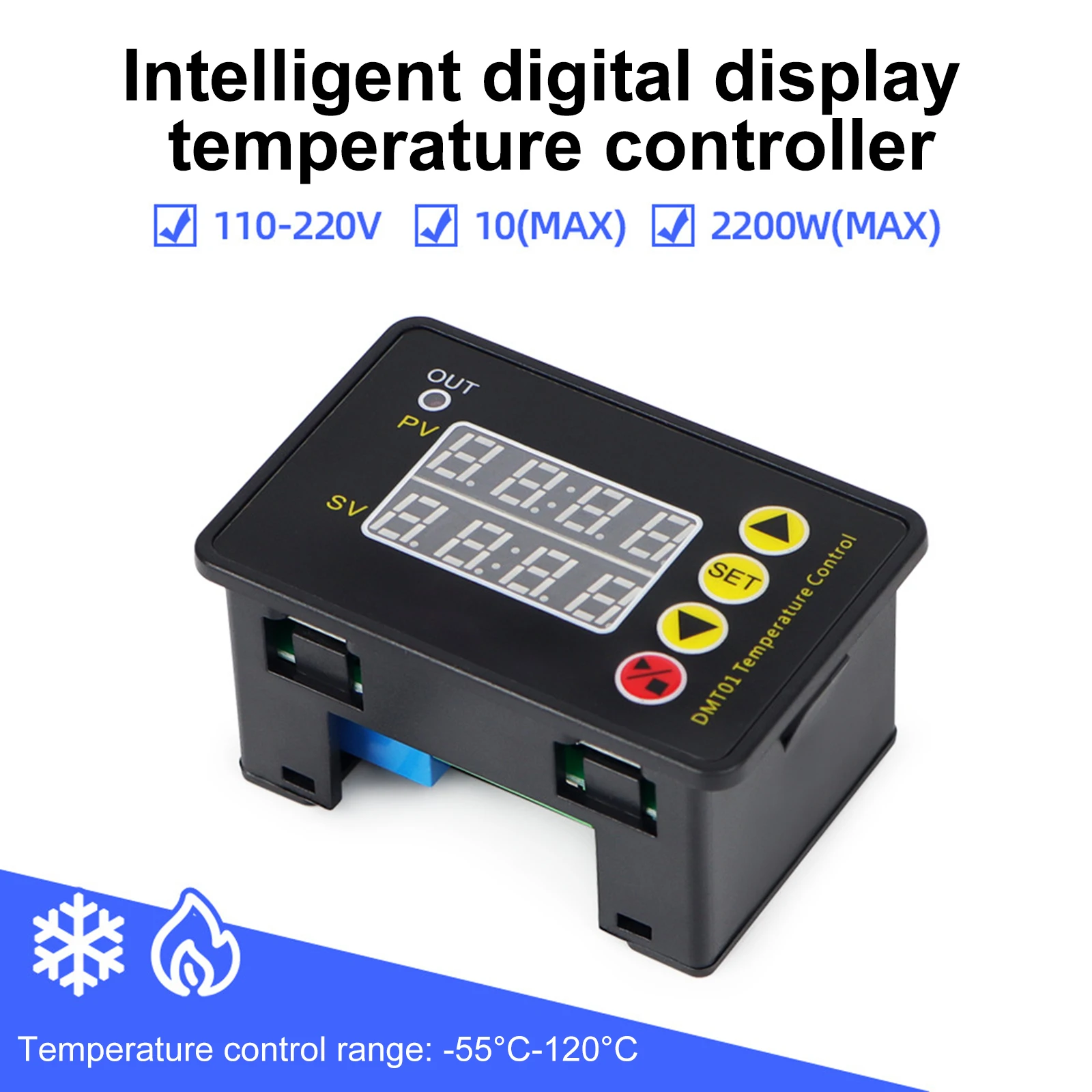 New Microcomputer Temperature Controller 1pcs Temperature Controller Intelligent Constant Temperature Microcomputer Controller