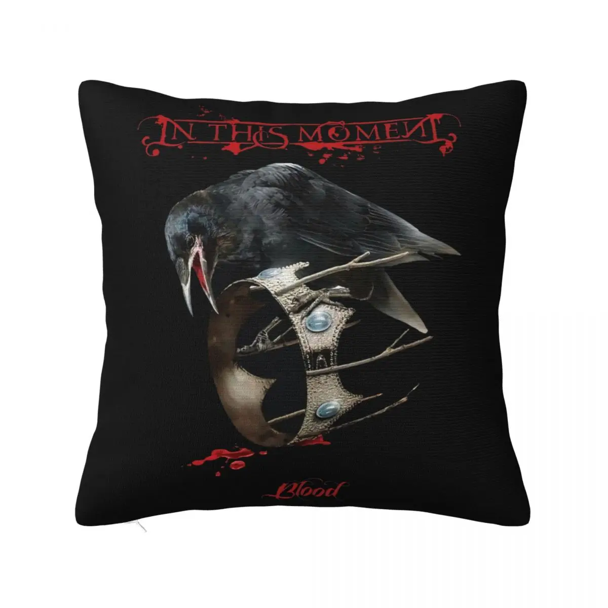 In This Moment Blood American Metal Band Sizes S To 6Xl Cartoon Humor Family Funny Creative Interested Comical Pillow Case