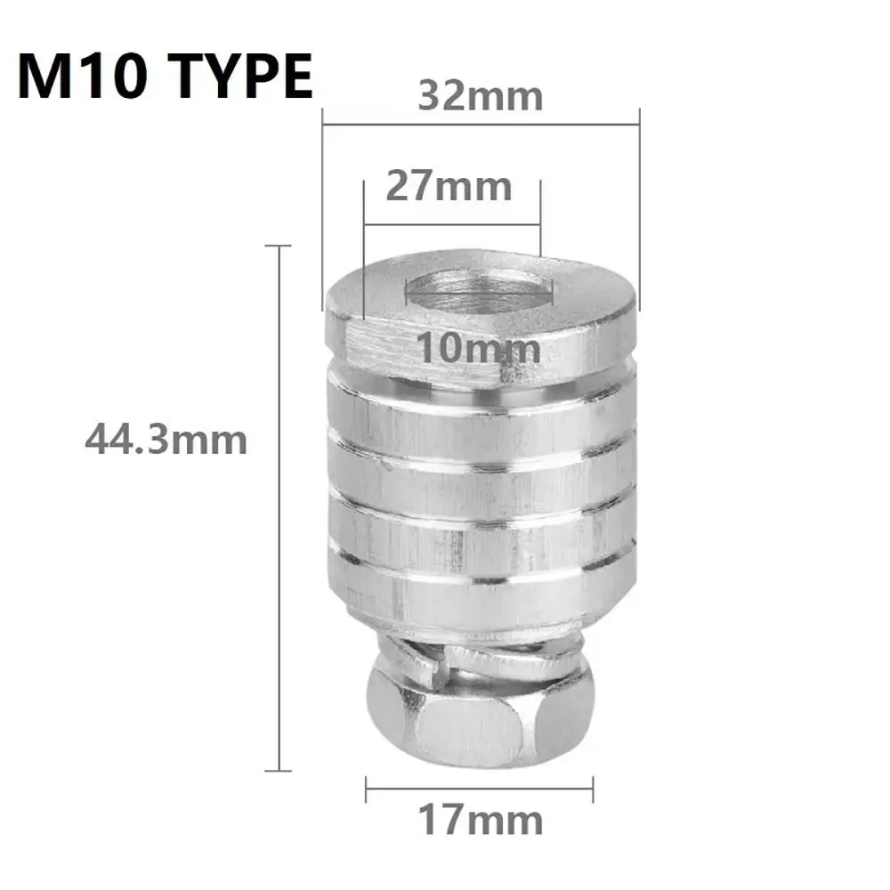 1Pcs Lock Nuts Slotting Angle Grinder Adapter Conversion Kit 100/125 Type Grooving Machine Adapter Metal M14 M10