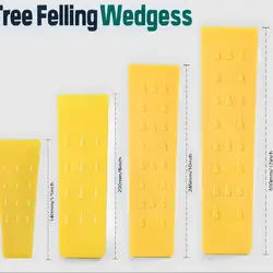 5.5-12inch Tree Felling Wedges for Tree Cutting Falling Bucking Sturdy Wood Splitting Wedge Logging Supplies Tools Logging Wedge