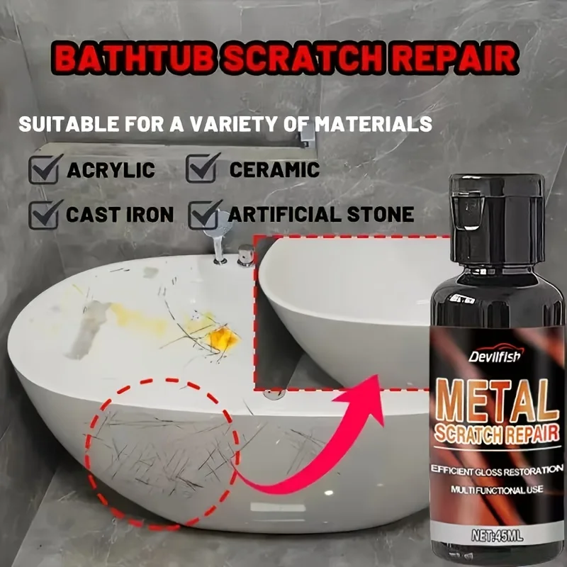 Multifunctional Scratch Repair Wax | Polishing and Repair Wax, quickly removes scratches from bathtubs, toilets, ceramics, glass