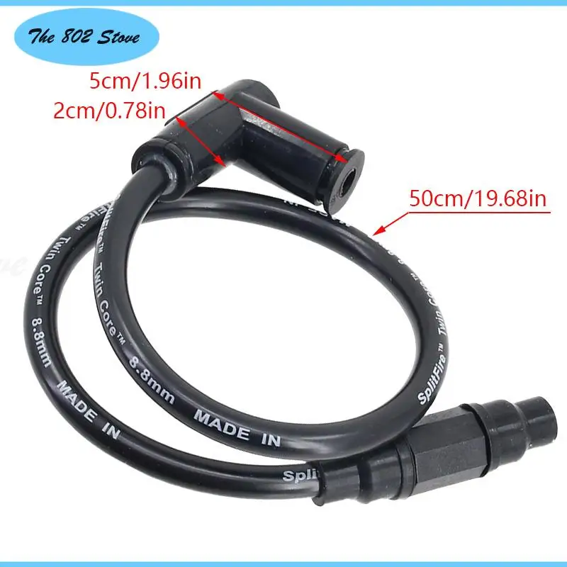 Universal CG125 Ignition Coil Cable High Voltage Spark Plug Wire Motorcycle Engine Ignition Line For 125cc 150cc 200cc Motorbike