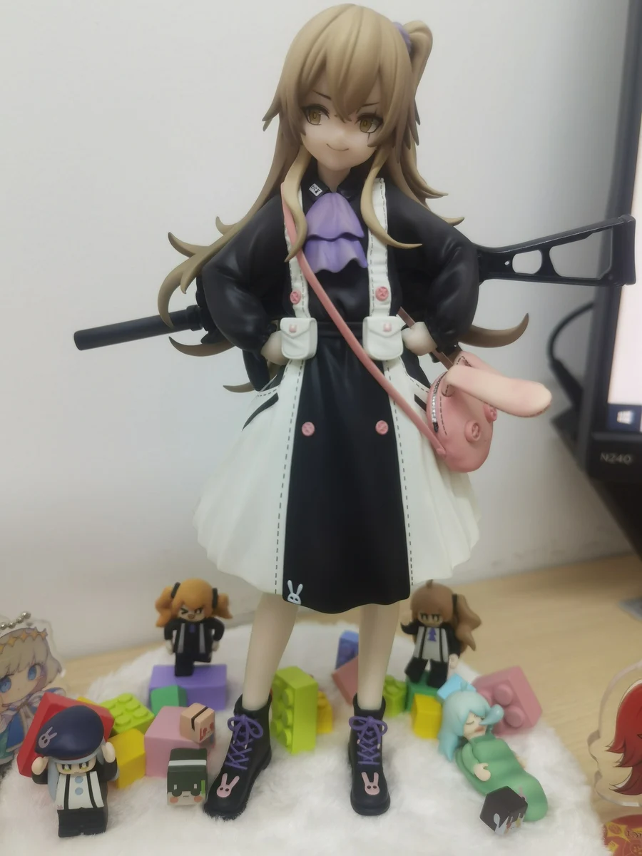 In stock Otaku UMP45 Figures Model Ornament Girls Frontline Leva Cosplay Costume Anime Game Cartoon Cute Model Decorations Gift