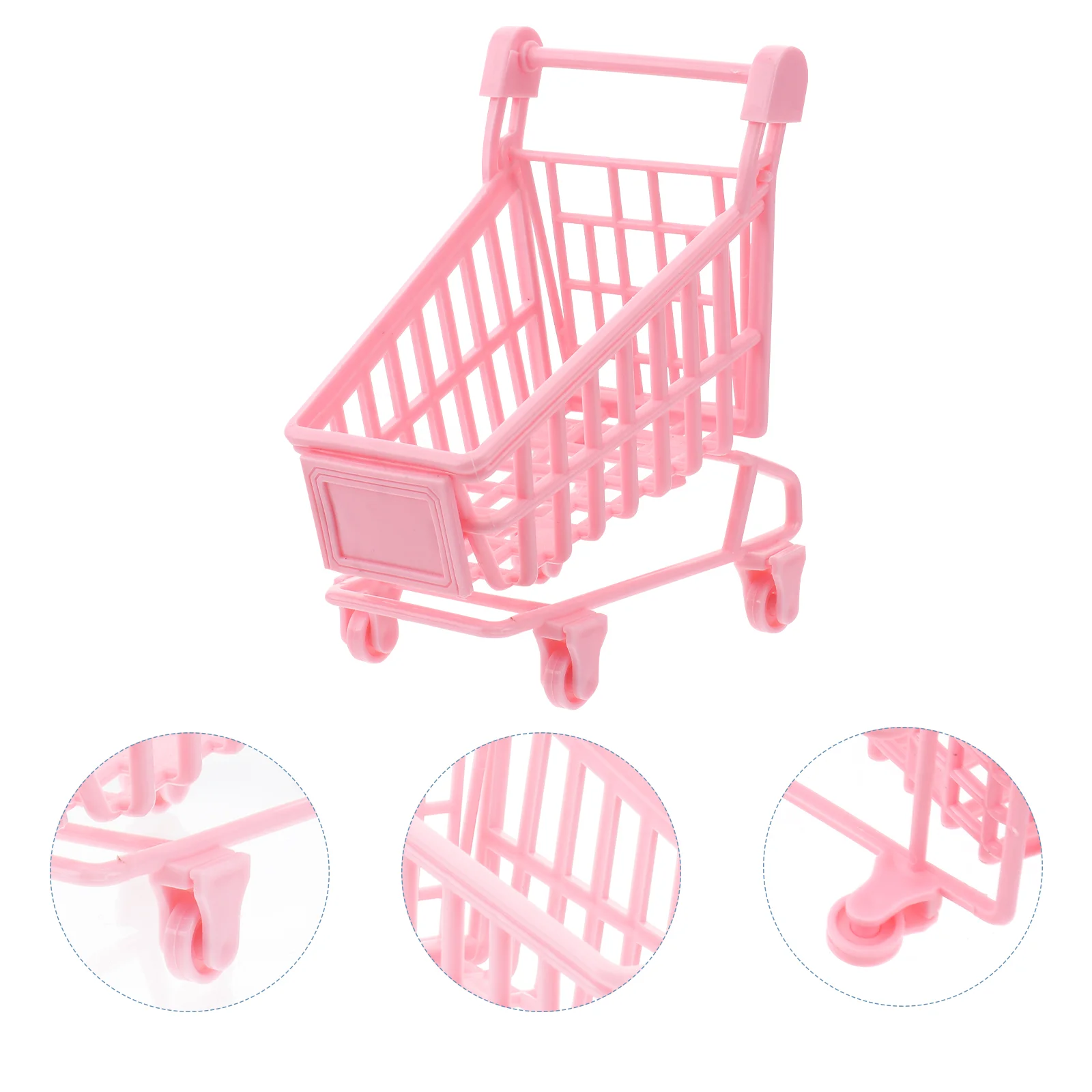 Storage Basket Trolly Ornaments Hand Cart Birthday Present Mini Shopping Mother Desktop Accessories