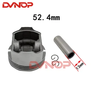 Jogo do anel de pistão do trotinette pcx 125cc para o motor de 4 tempos de honda lead125 ww pcx125 click125i forza 125 52.4mm 12100-kzr-600 8 principais vendas pistão 4mm - №4