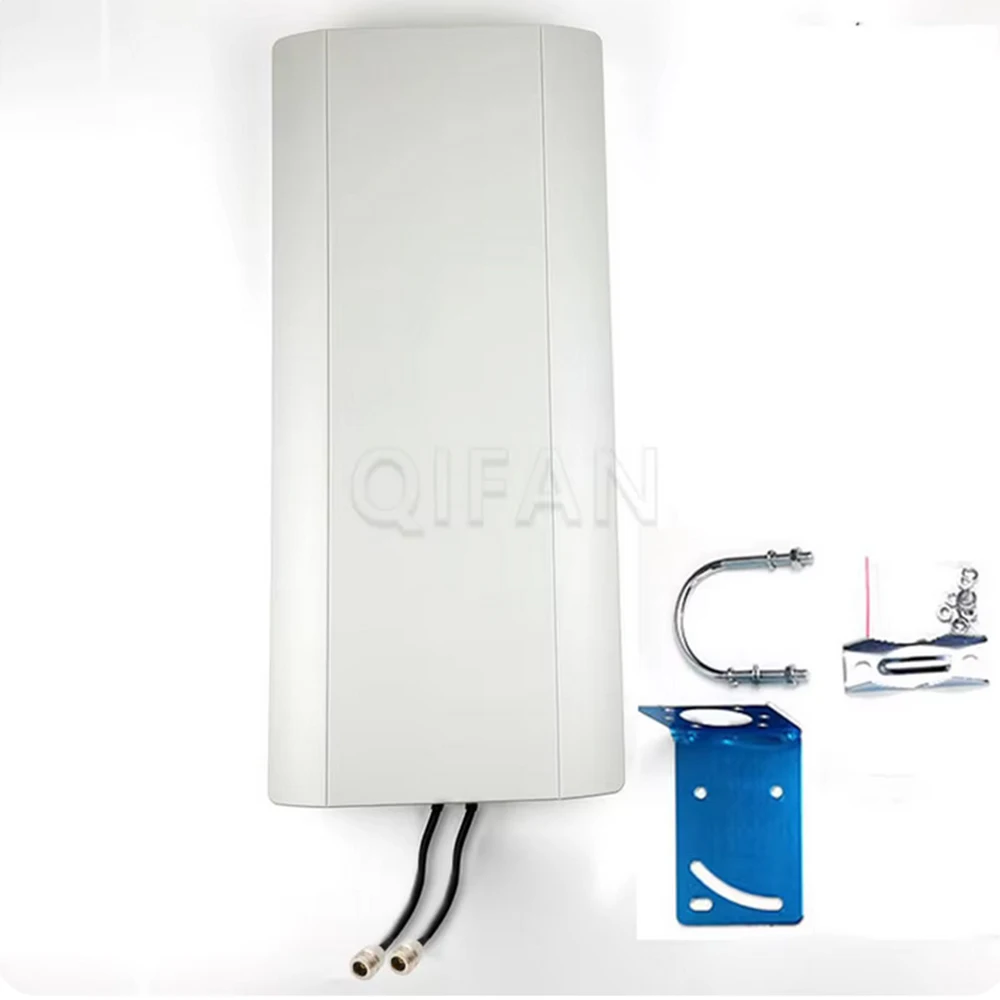 Dual Polarized MIMO 3g 4g 5g antenna,2x16dBi High Gain,Wall Mount Outdoor Waterproof,For Router Wireless Access Point