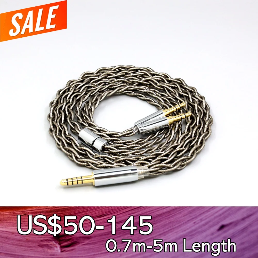 

99% Pure Silver Palladium + Graphene Gold Earphone Shielding Cable For Onkyo A800 Philips Fidelio X3 Kennerton Jord LN008691